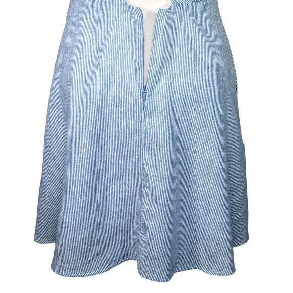 Annie 50 Women’s Linen Blend Striped Sundress with Criss-Cross Straps Med EUC - Picture 8 of 15